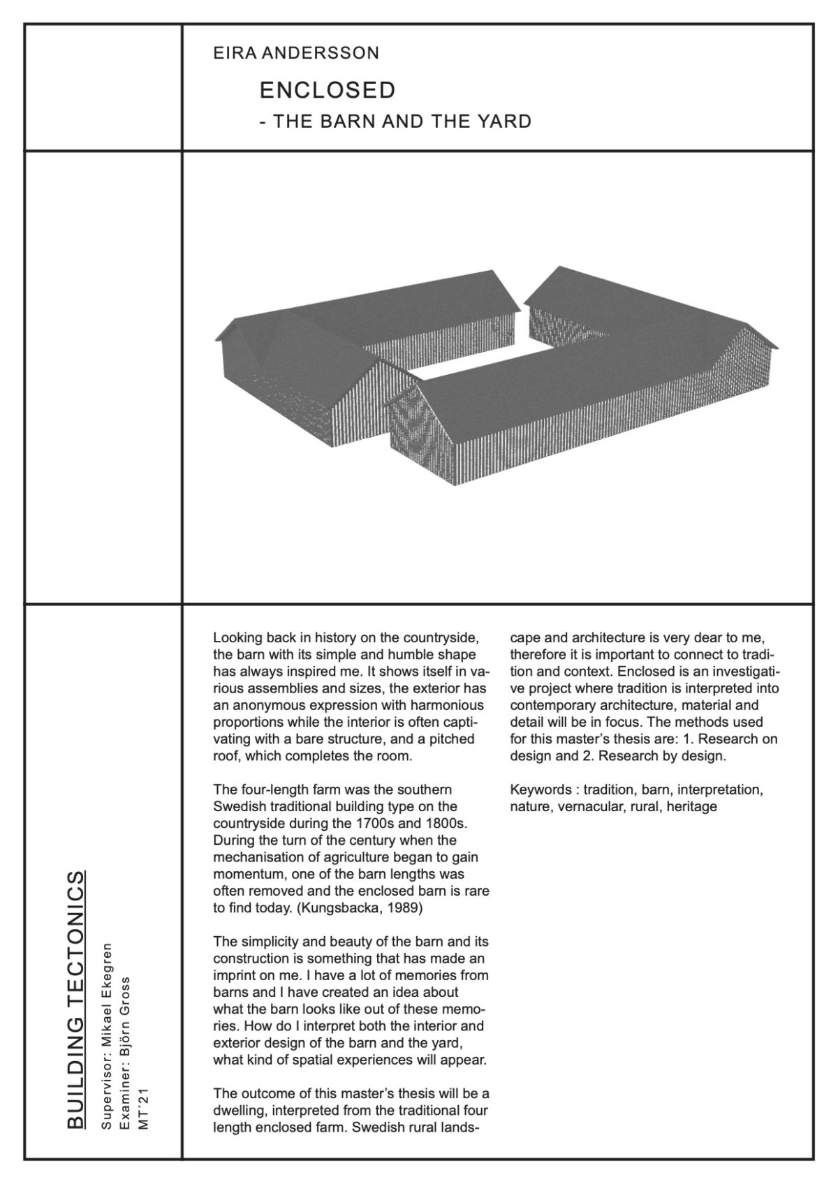 master thesis architecture chalmers